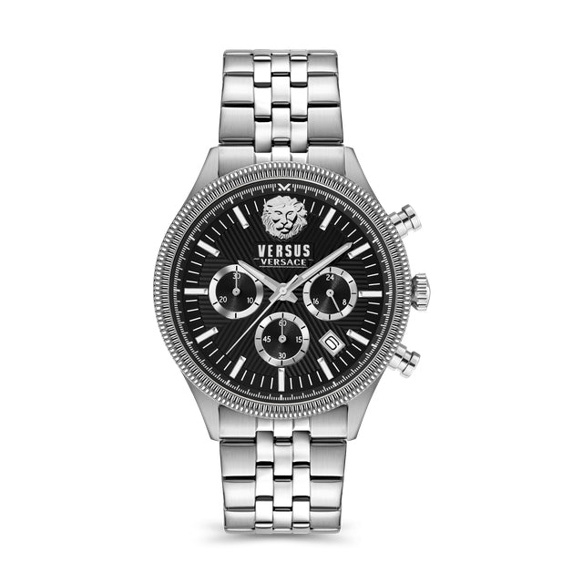 Versus By Versace Colonne Chrono Black Silver