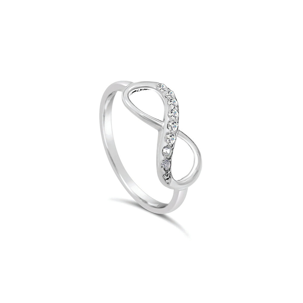 CZ Infinity Ring