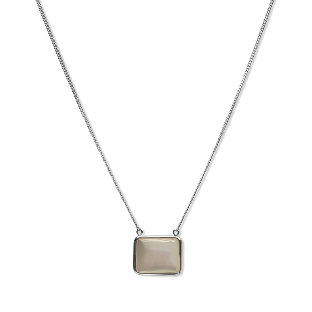 Mother of Pearl & Sterling Silver Necklace