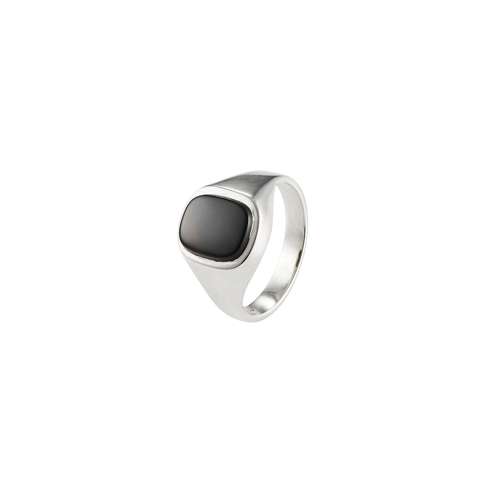 Sterling Silver/Onyx Signet Ring