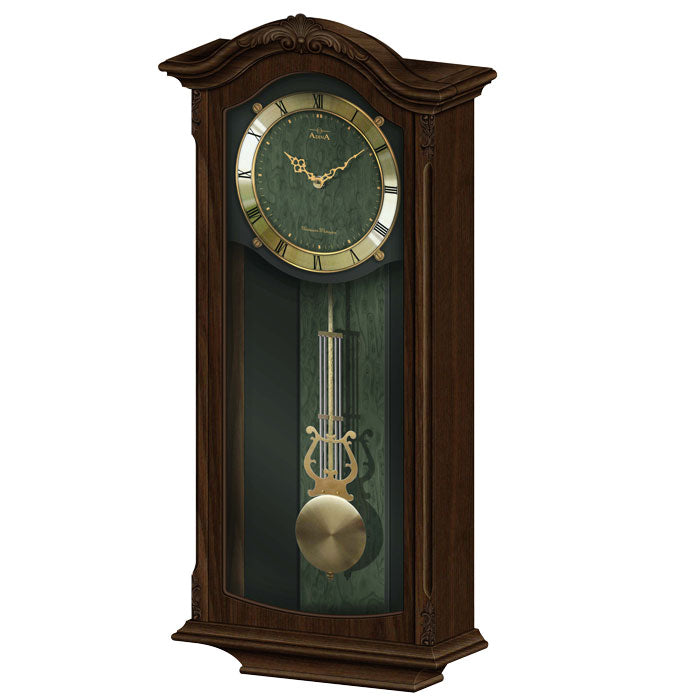 Adina Wood Chiming Wall Clock