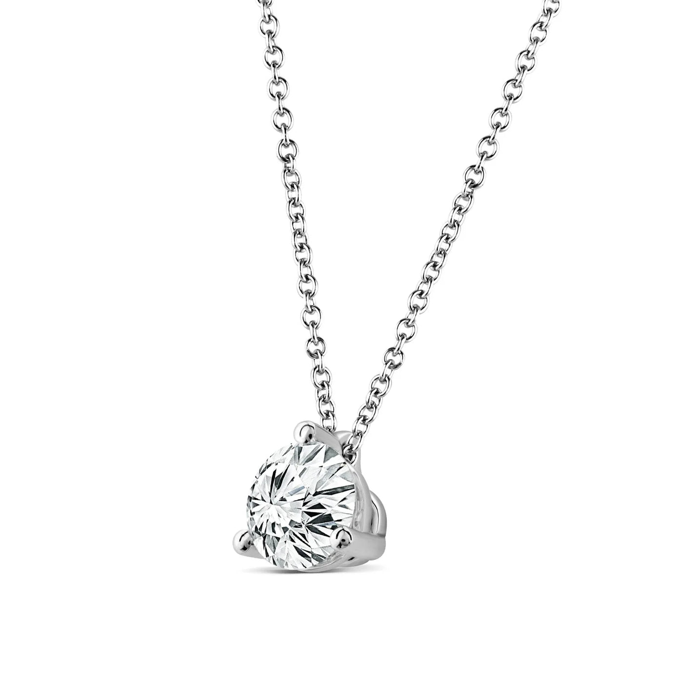 1.00ct Lab Diamond 18K White Gold Necklace – Alexander Jewellers