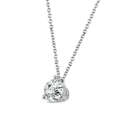1.00ct Lab Diamond 18K White Gold Necklace – Alexander Jewellers