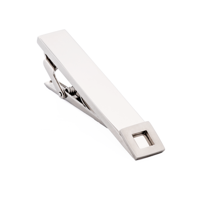 Rhodium Plated Tie Bar