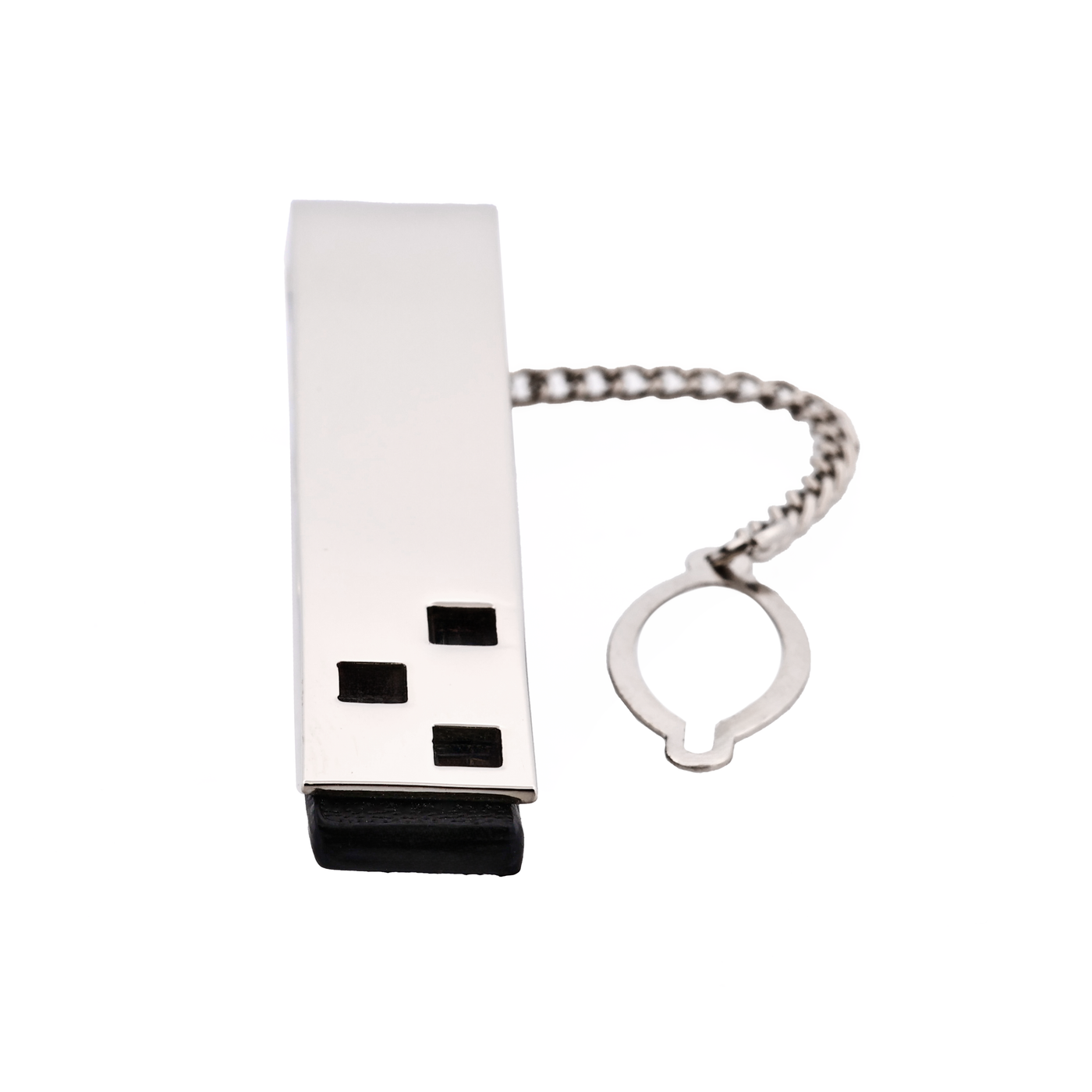 Rhodium Tie Bar