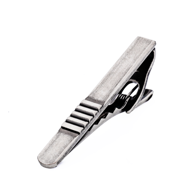 Antique Rhodium Tie Bar