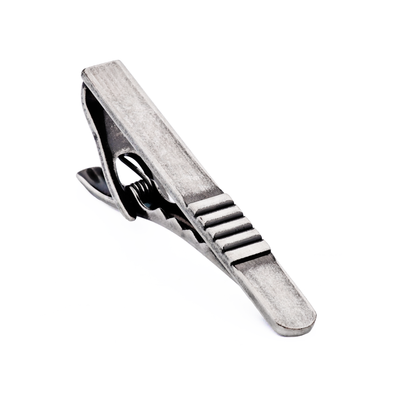 Antique Rhodium Tie Bar