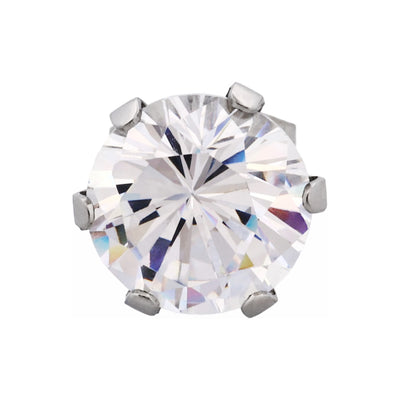 Stainless Steel Earring Cubic Zirconia