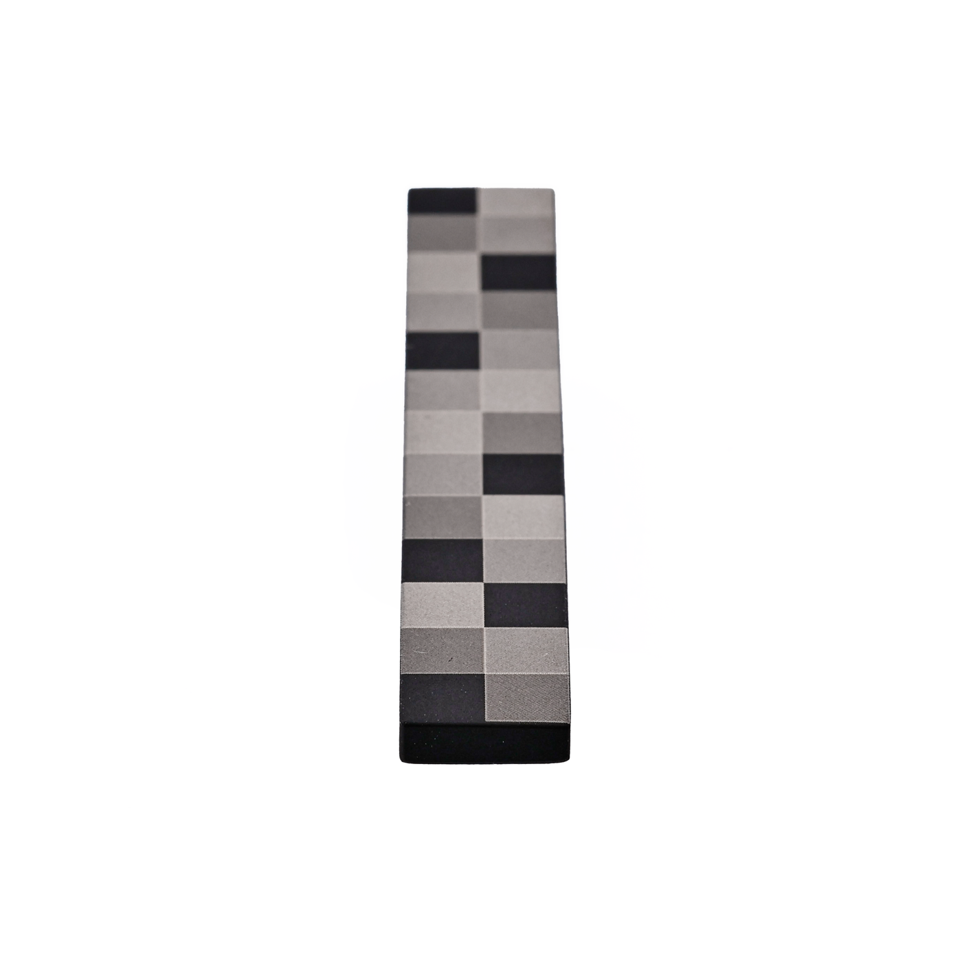 Stainless Steel Colour Gradiant Check Tie Slide