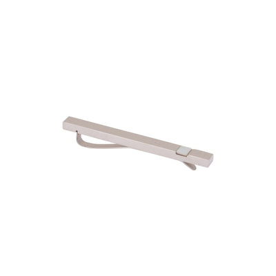 Polished Stainless Steel and Mother of Pearl Tie Slide 50MM