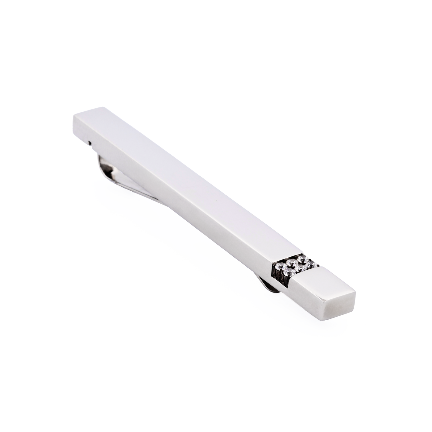 Stainless Steel/cz/Tie Clip