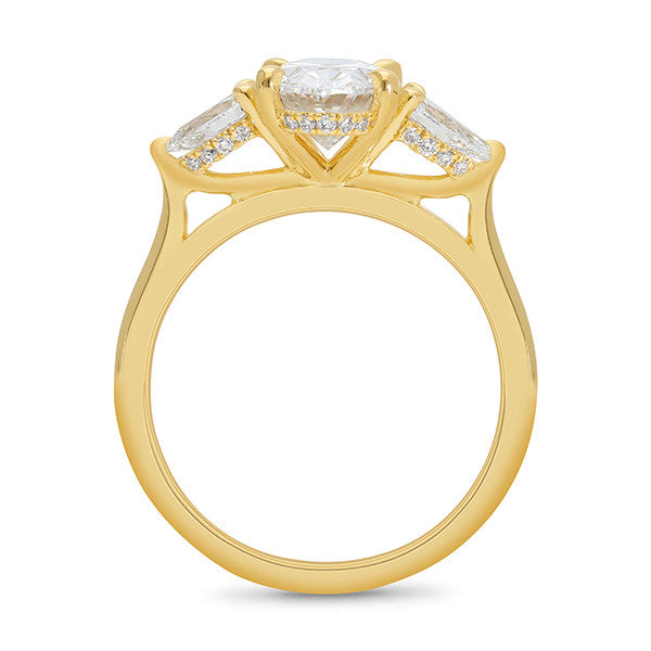 18ct Yellow Gold Lab-Grown Diamond Engagement 