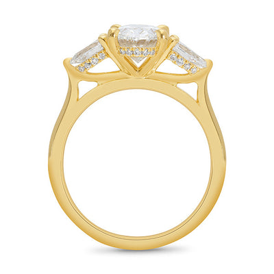 18ct Yellow Gold Lab-Grown Diamond Engagement 
