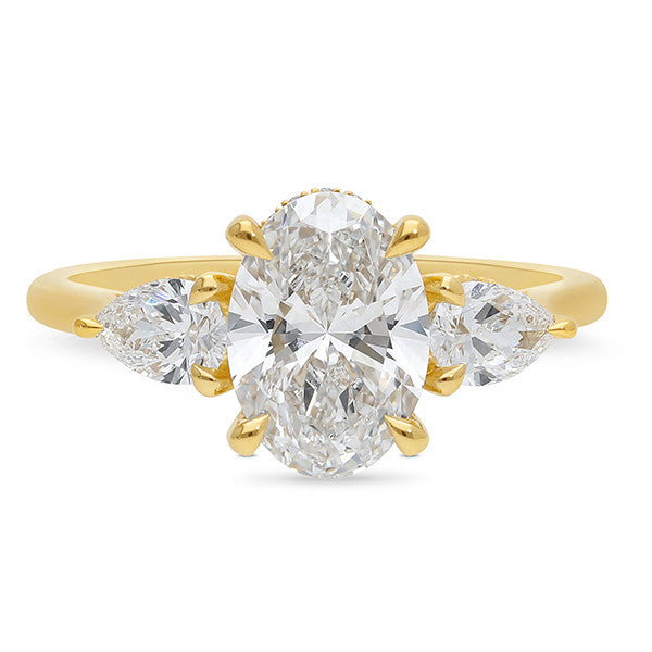18ct Yellow Gold Lab-Grown Diamond Engagement Ring