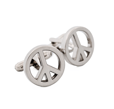 Peace Sign Cufflinks