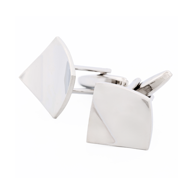 Rhodium Plated Cufflinks