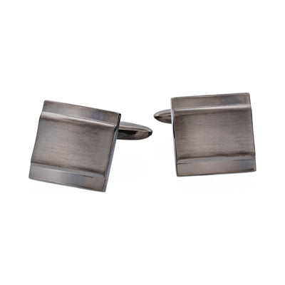 Gun Metal/Brushed Gun Metal Cufflinks