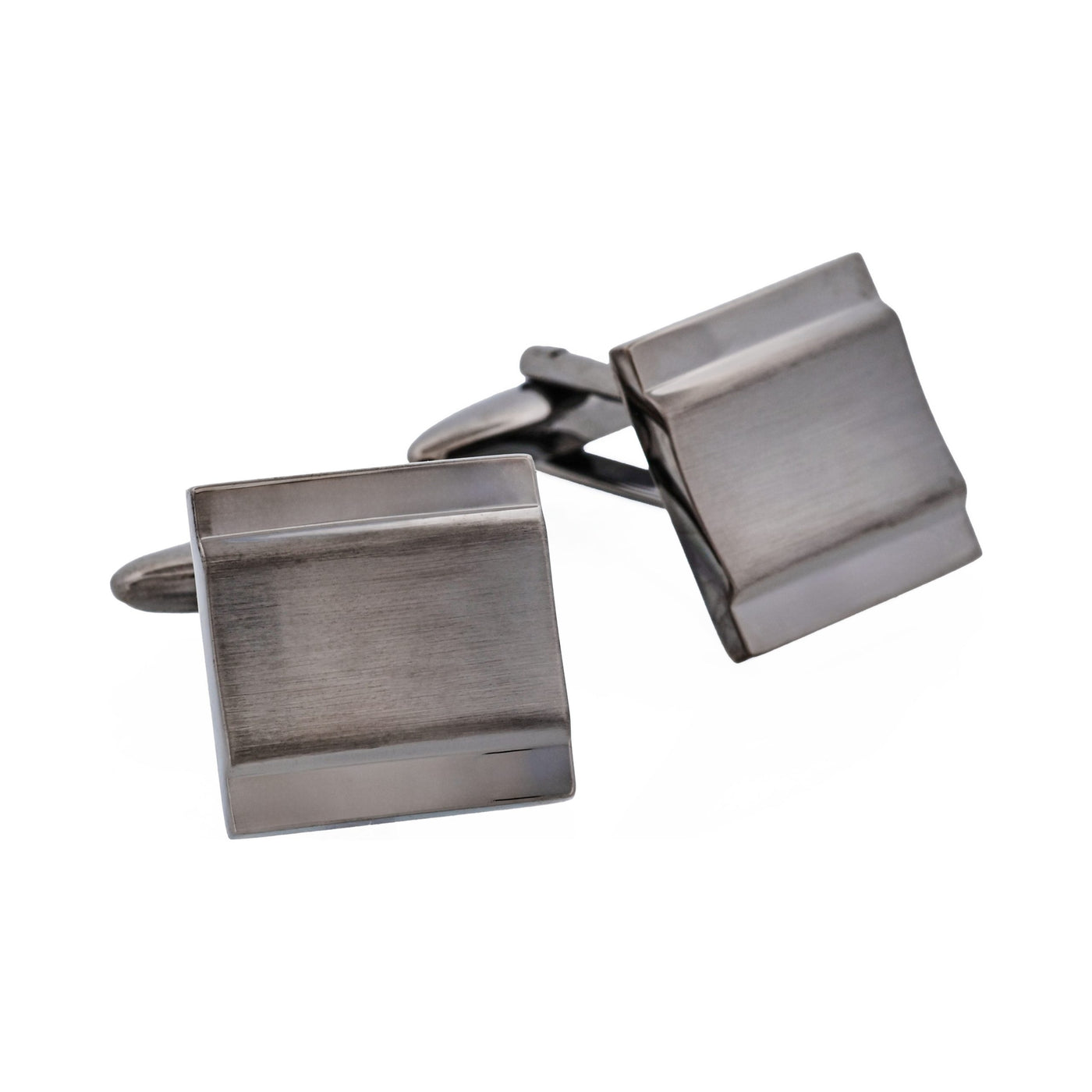 Gun Metal/Brushed Gun Metal Cufflinks