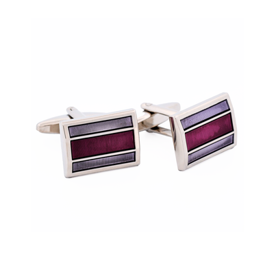 Purple Enamel Cufflinks