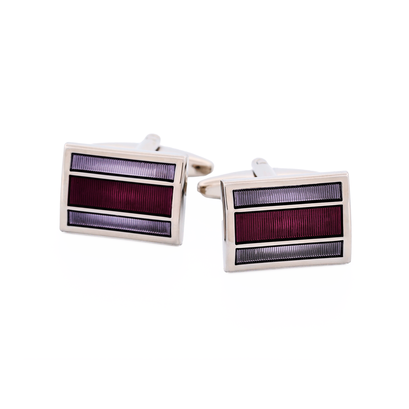 Purple Enamel Cufflinks
