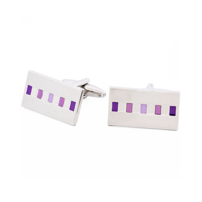 Multi Coloured Enamel Cufflinks