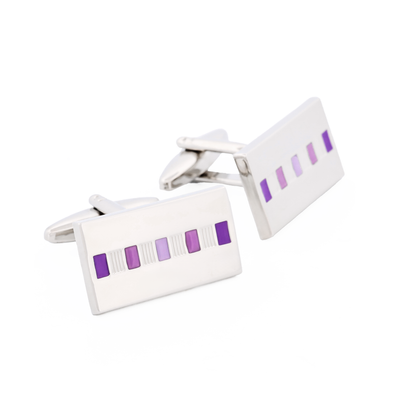 Multi Coloured Enamel Cufflinks