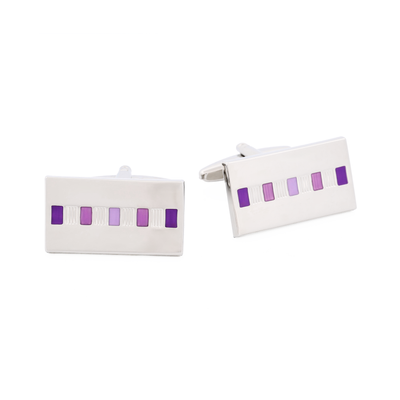 Multi Coloured Enamel Cufflinks