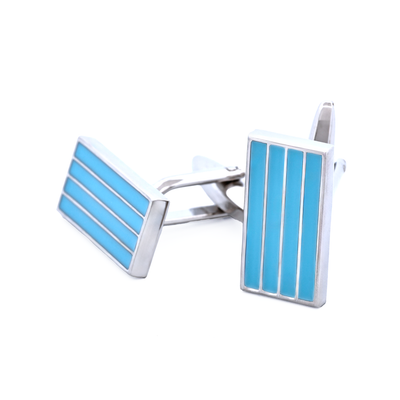Blue Enamel Cufflinks