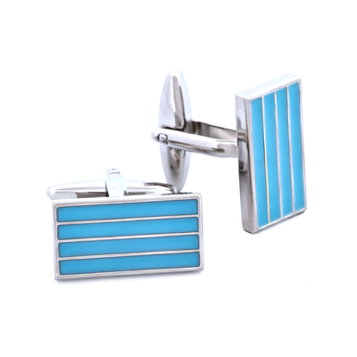 Blue Enamel Cufflinks