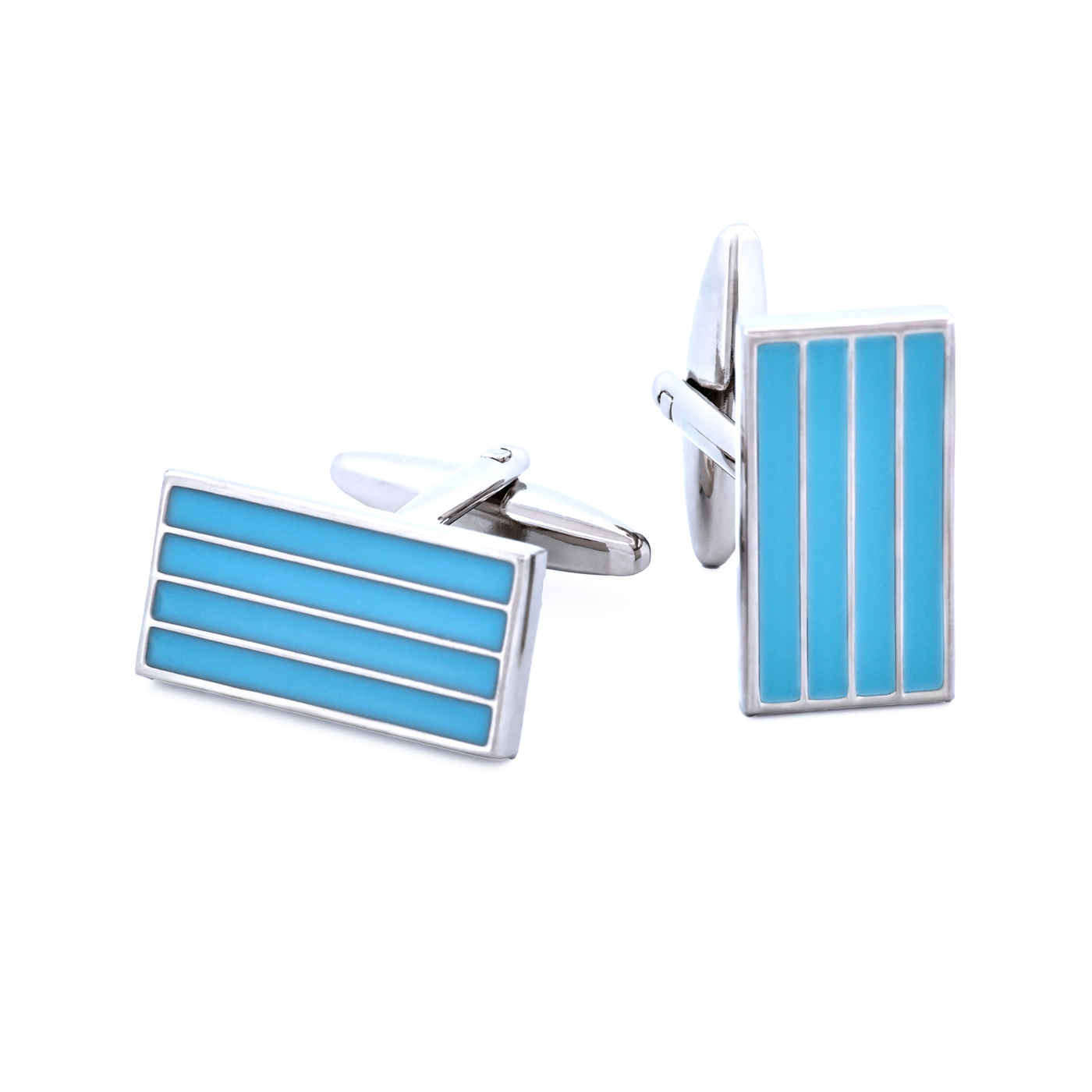 Blue Enamel Cufflinks