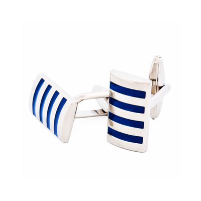 Blue Enamel Cufflinks