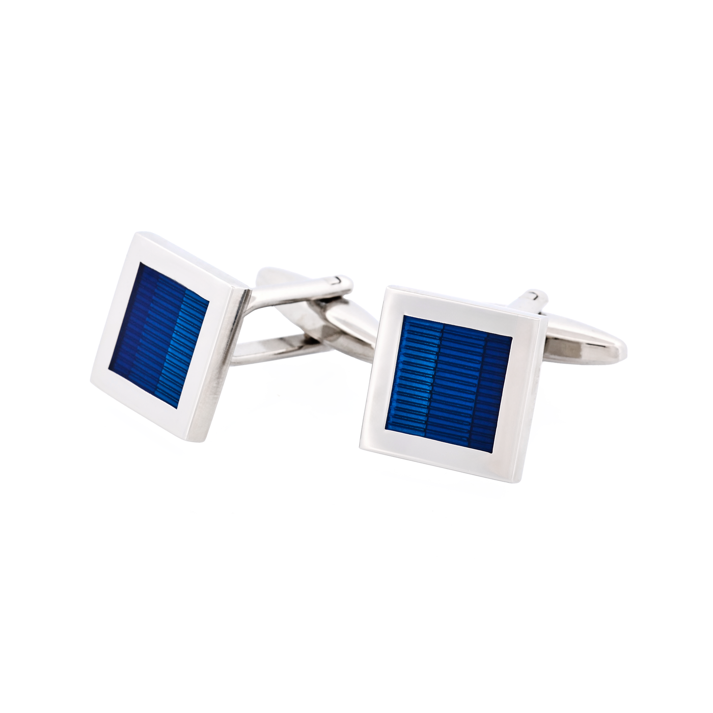 3 Tone Blue resin Cufflinks