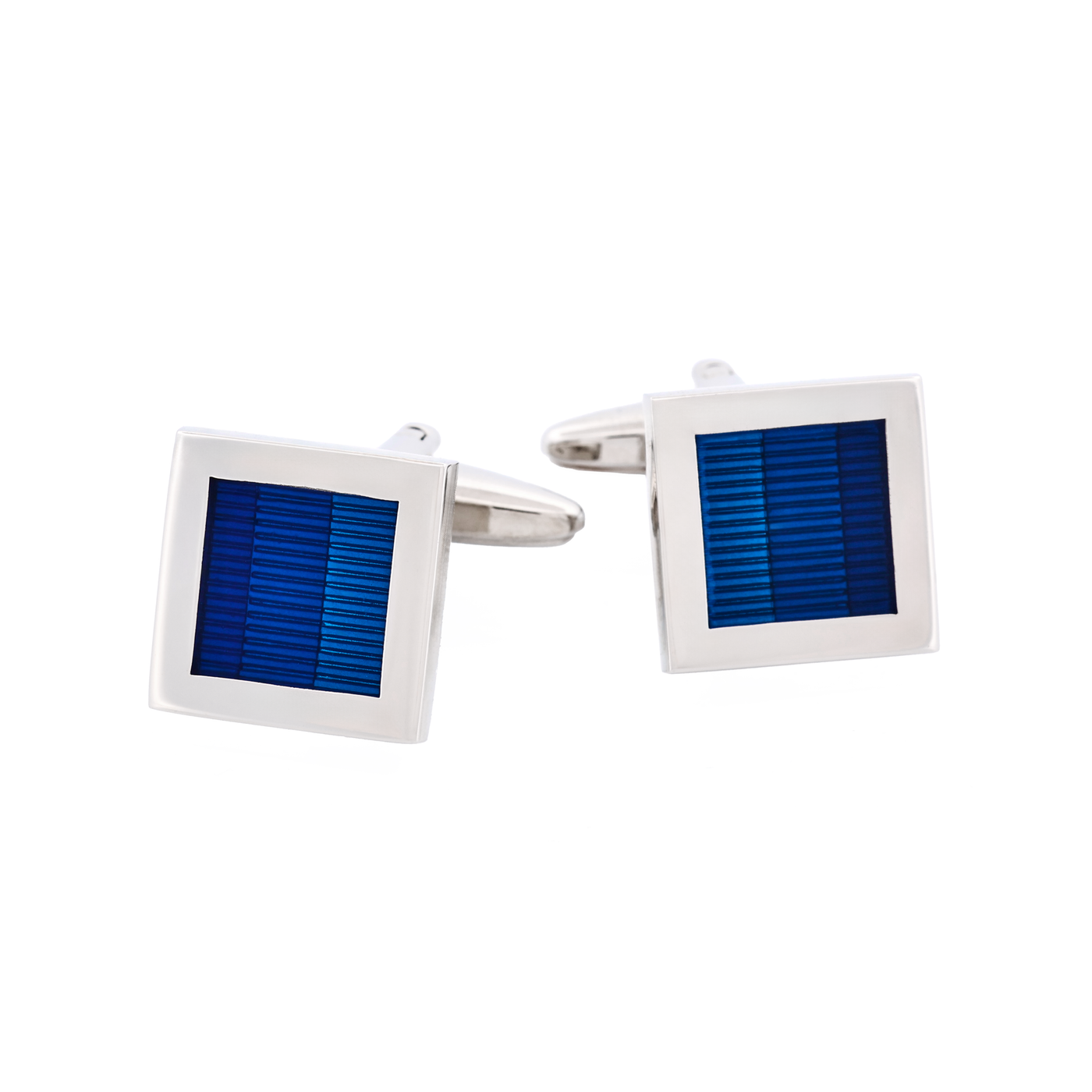 3 Tone Blue resin Cufflinks