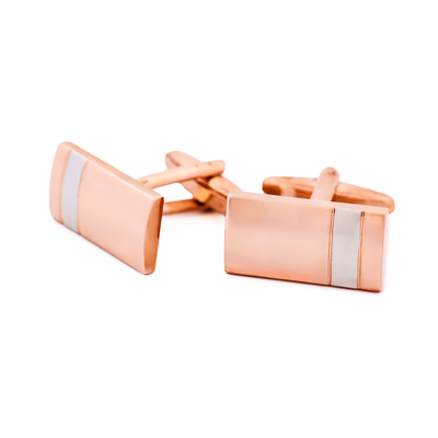 Rose Gold Rhodium Cufflinks