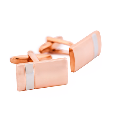 Rose Gold Rhodium Cufflinks