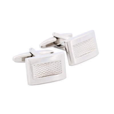 Rhodium Plated Cufflinks