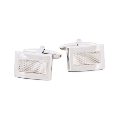 Rhodium Plated Cufflinks