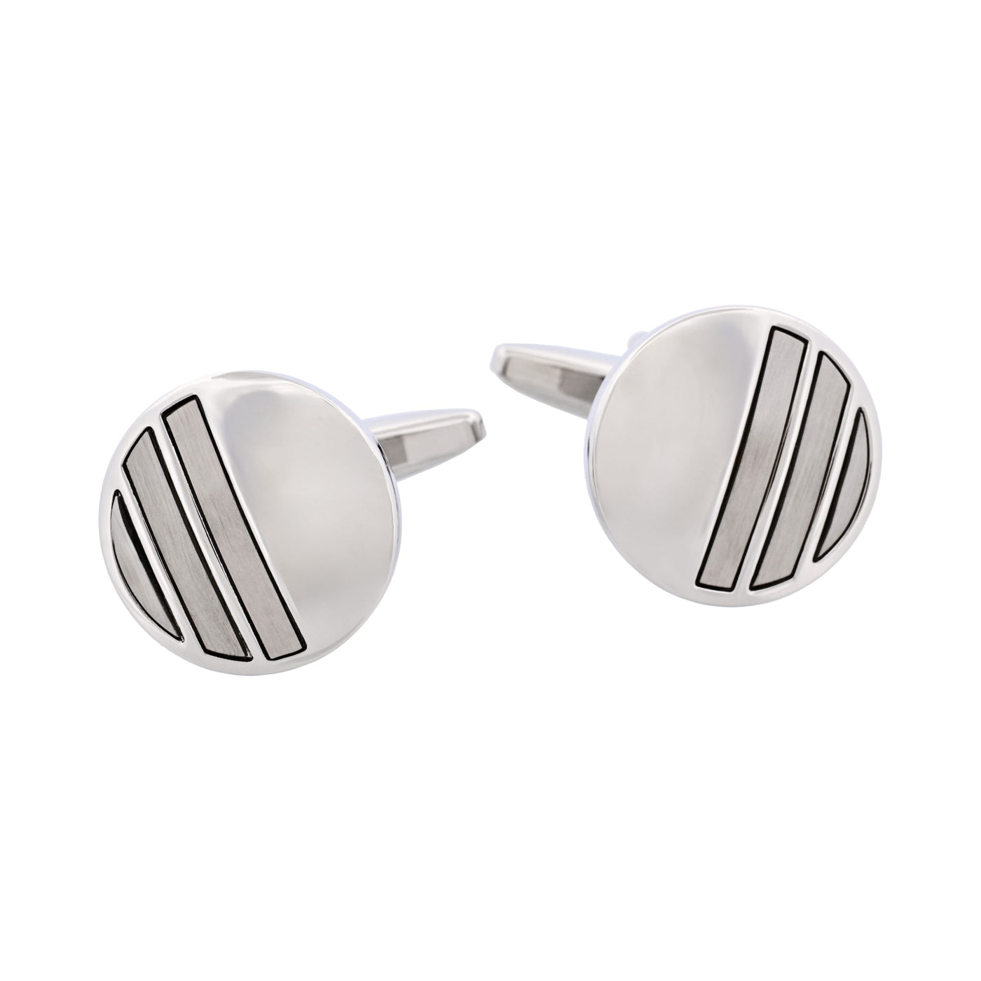Rhodium Plated Cufflinks