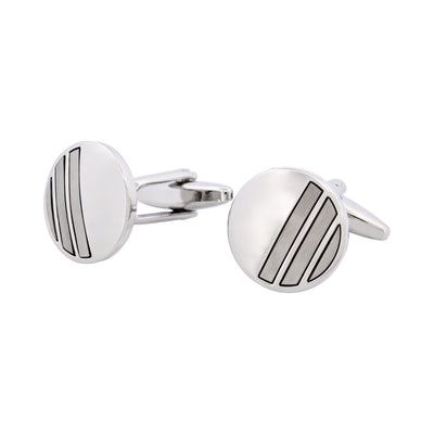 Rhodium Plated Cufflinks