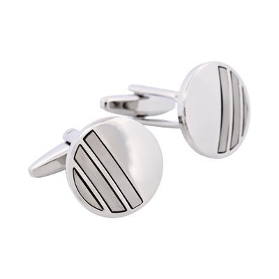 Rhodium Plated Cufflinks