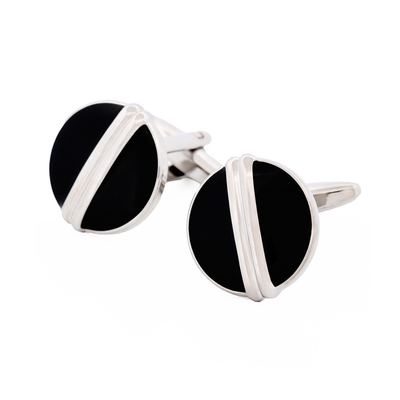 Rhodium Black Cufflinks