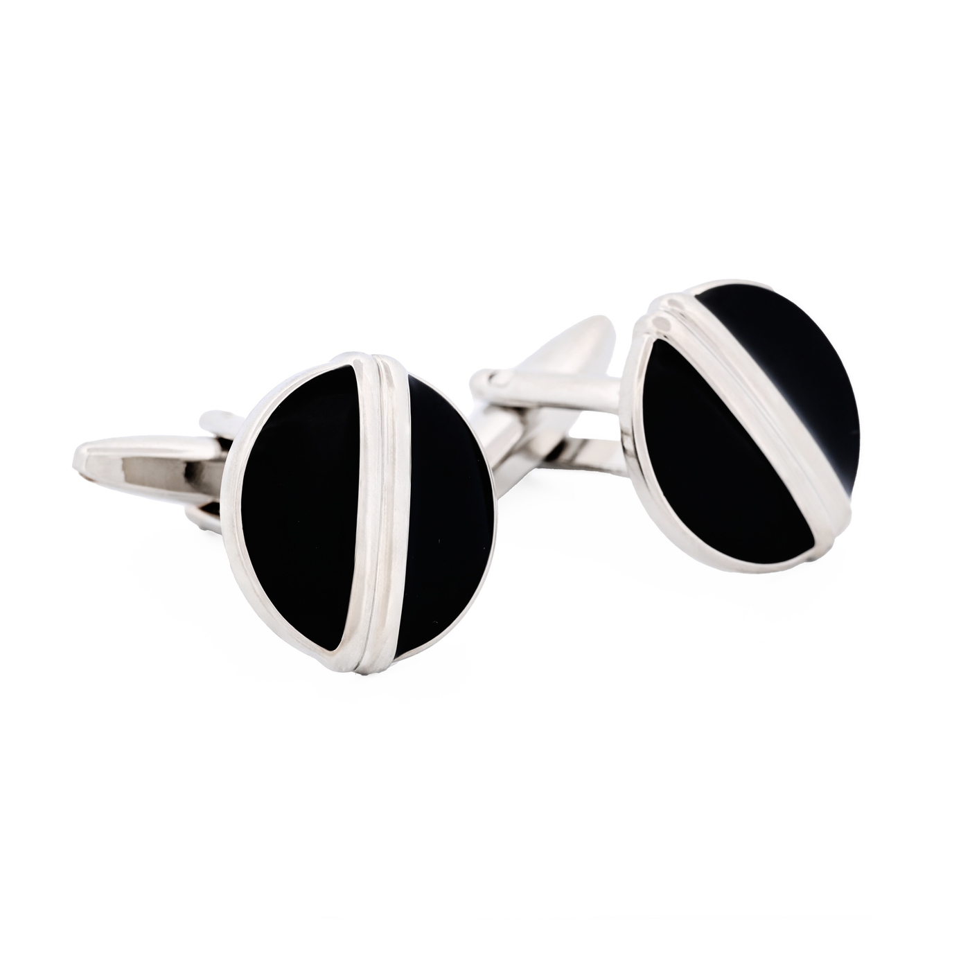 Rhodium Black Cufflinks