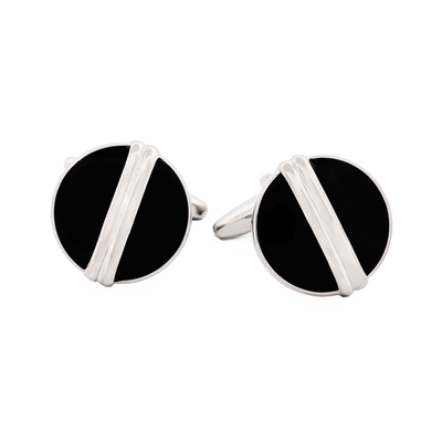Rhodium Black Cufflinks
