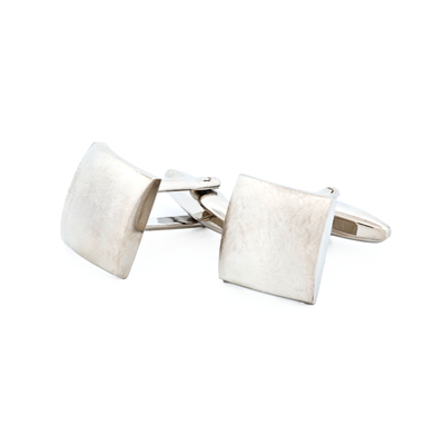 Brusherhodium Plated Cufflinks