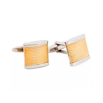 Rhodium Matt Gold Cufflinks