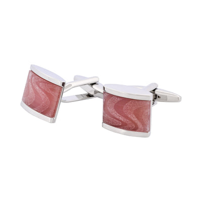 Lilac Cat's Eye Cufflinks