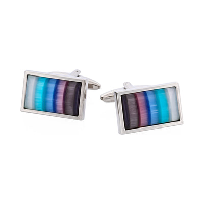 Multi Coloured Cat’s Eye Cufflinks