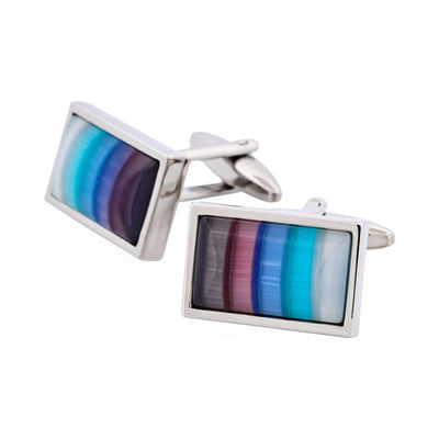Multi Coloured Cat’s Eye Cufflinks