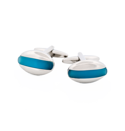 Turquoise Cat's Eye Cufflinks