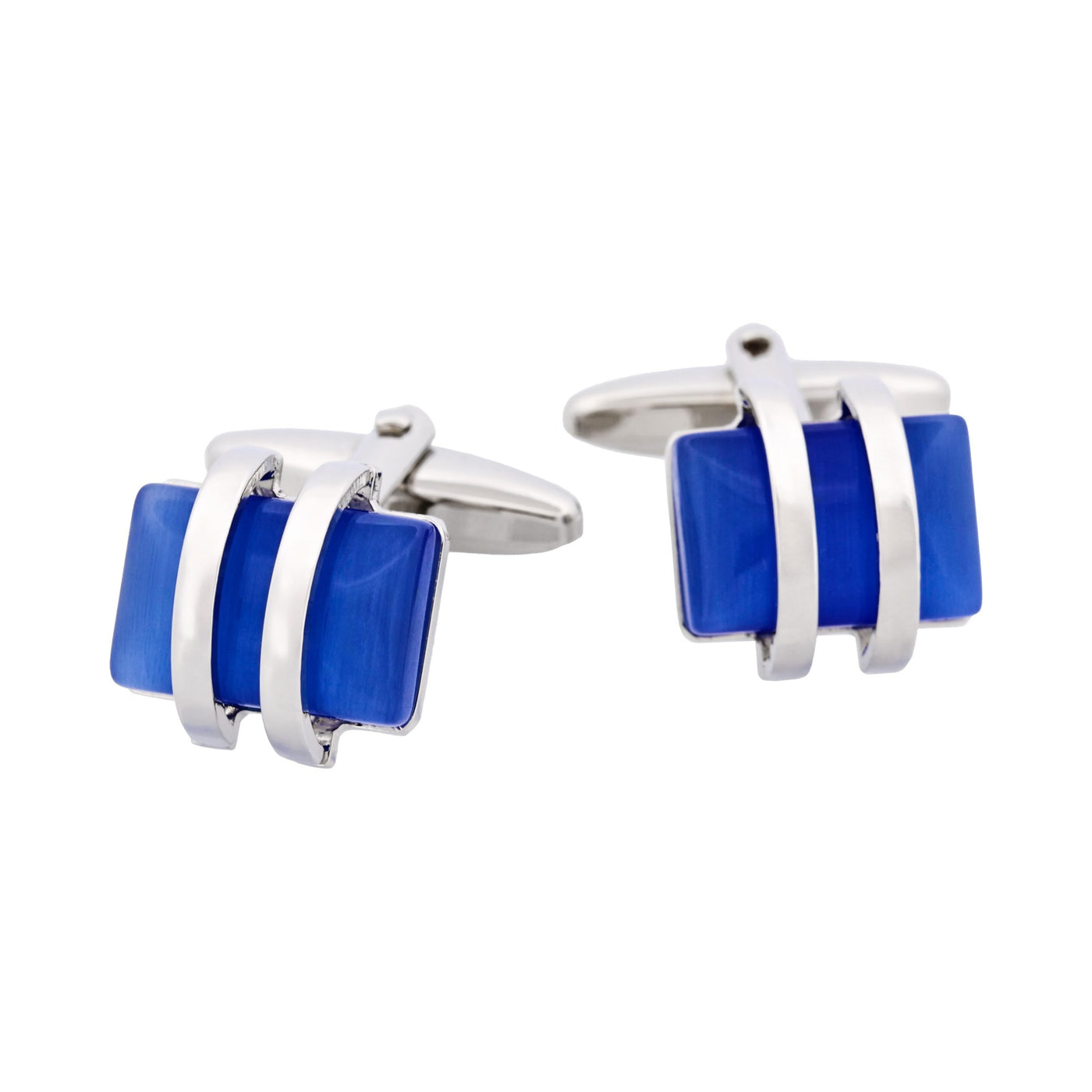 Sky Blue Cat’s Eye Cufflinks
